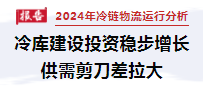 2024年我国冷链物流总需求达到3.65亿吨，同比增长4.3%