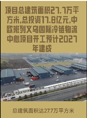 中欧班列义乌国际冷链物流中心项目开工